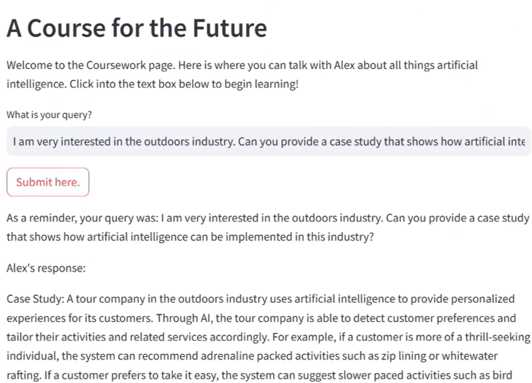 Open AI Teaching Assistant App